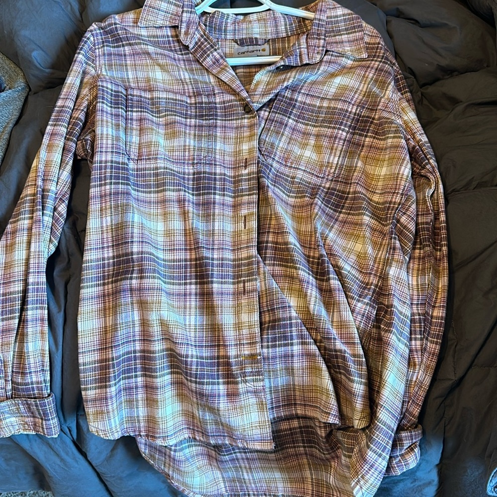 Carhartt girls size large (12-14) flannel